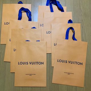 ルイヴィトン(LOUIS VUITTON)のLOUIS VUITTON ルイヴィトン ショップ袋 ショッパー 縦小8枚セット(ショップ袋)