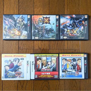 カプコン(CAPCOM)のニンテンドー3DS・DS ソフト6本セット モンハン 逆転裁判 カプコン(携帯用ゲームソフト)