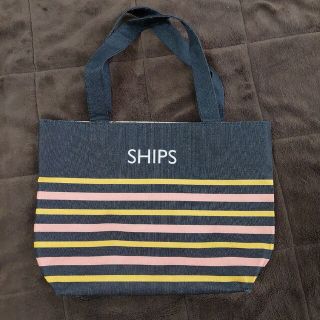 シップス(SHIPS)のチビクロ様専用★シップス　ミニトートバッグ　リバーシブル　デニム　SHIPS(トートバッグ)