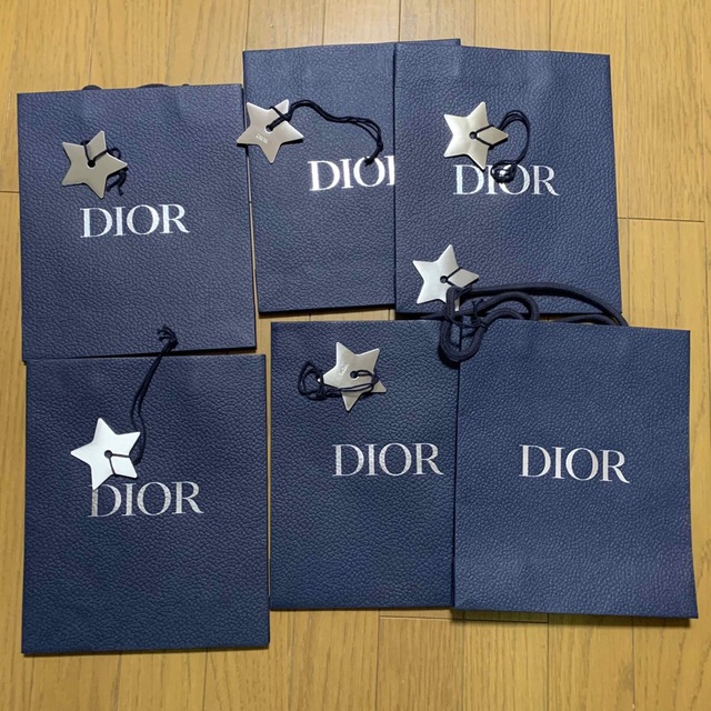 Dior(ディオール)のDIOR ディオール ショップ袋 ショッパー 小6枚セット レディースのバッグ(ショップ袋)の商品写真