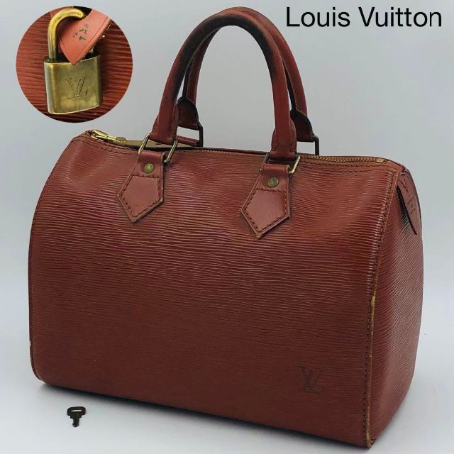 ルイヴィトン M43013 ハンドバッグ ブラウン  LOUIS VUITTON スピーディ35  エピ