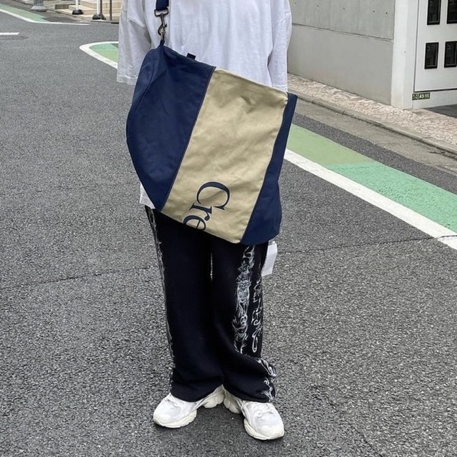 受注可 Creek Anglers Device 2wayショルダーバッグ ネイビー バッグ