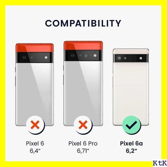 ４ kwmobile 対応: Google Pixel 6 ラ Case 153 スマホ/家電/カメラのスマホアクセサリー(モバイルケース/カバー)の商品写真