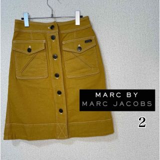 マークバイマークジェイコブス(MARC BY MARC JACOBS)のMARC BY MARC JACOBS マークジェイコブス ひざ丈スカート(ひざ丈スカート)