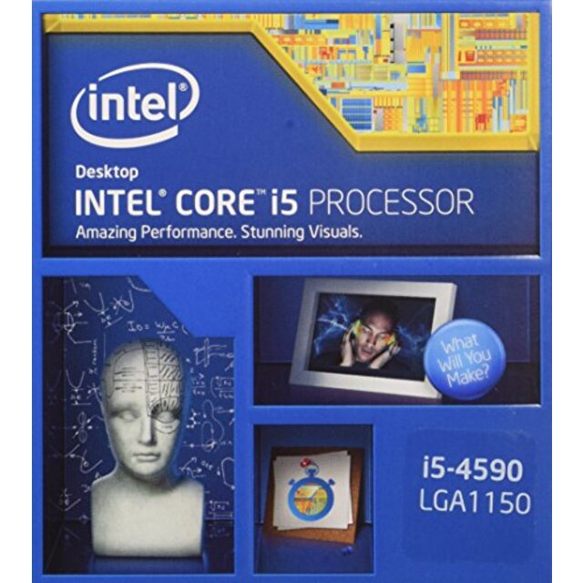 Intel CPU Core-i5-4590 6Mキャッシュ 3.30GHz LGA1150 BX80646I54590 【BOX】 9jupf8b