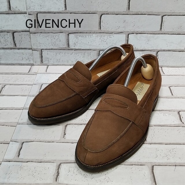 【GIVENCHY】ジバンシー　コインローファー　モカシン　スエード　90s