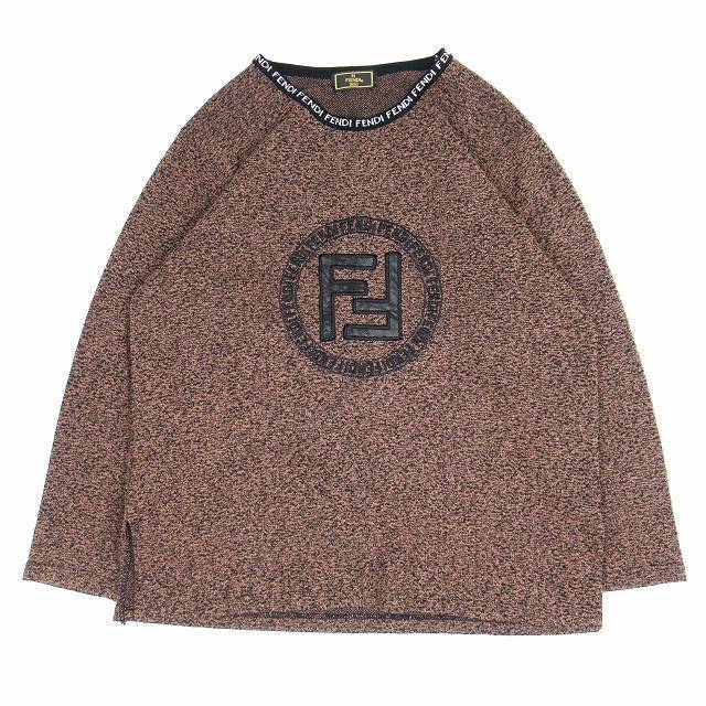 FENDI - フェンディ ヴィンテージ FF サークル ロゴ 刺繍 ニット セーター FE4の通販 by ベクトル ラクマ店｜フェンディならラクマ