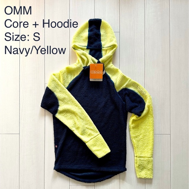 OMM Core+ Hoodie Navy/Yellow Ｍサイズ