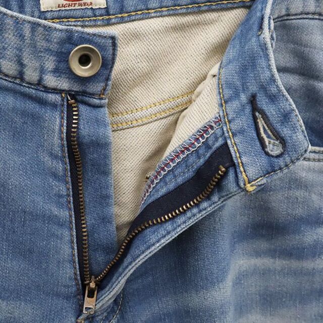 マーブルズ ダメージ加工 デニムパンツ M ブルー Marbles ストレッチ
