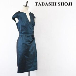 タダシショウジ(TADASHI SHOJI)のSL AB0045 高級 TADASHI SHOJI/タダシショージ タック(ロングワンピース/マキシワンピース)