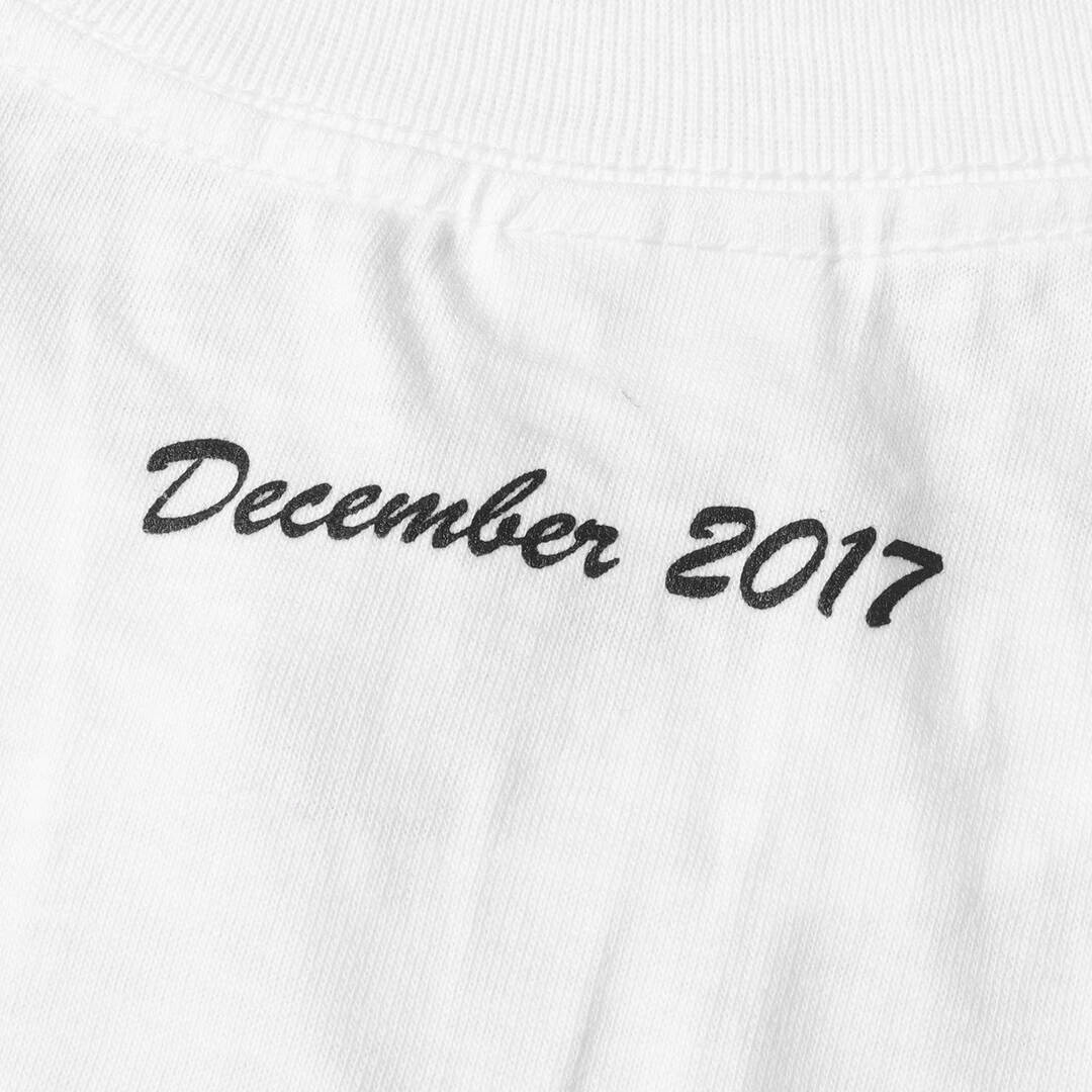 2017 スカル 刺繍 ロングスリーブ Tシャツ カットソー L ブラック