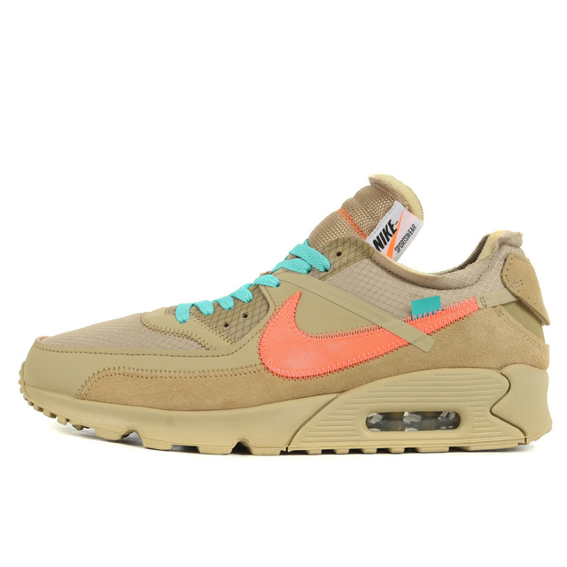 OFF-WHITE オフホワイト NIKE THE 10 : AIR MAX 90 Desert Ore (AA7293-200) 19SS ナイキ エアマックス 90 パラシュートベージュ サイズ：US11 29.0cm スニーカー コラボ【メンズ】【美品】