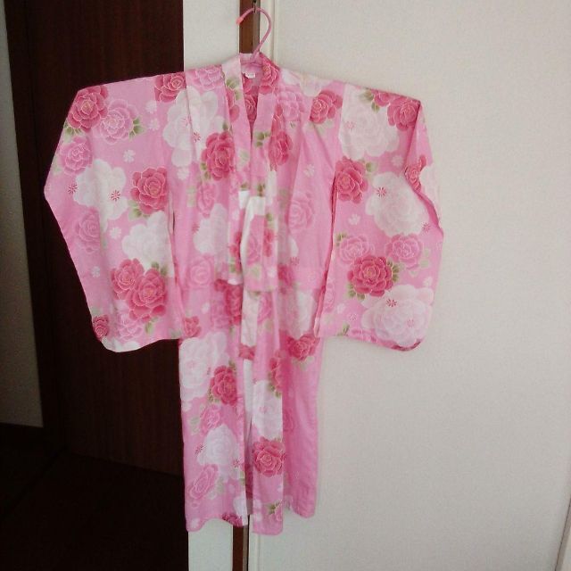 女児浴衣 キッズ/ベビー/マタニティのキッズ服女の子用(90cm~)(甚平/浴衣)の商品写真