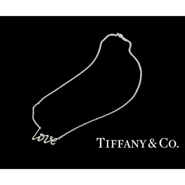 ドアラ子Shopファッション（レア美品）TiffanyティファニーLOVEネックレス