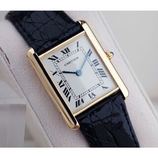 カルティエ(Cartier)の美品 タンク ルイ カルティエ 18KYG ローマン LM Cartier(腕時計(アナログ))