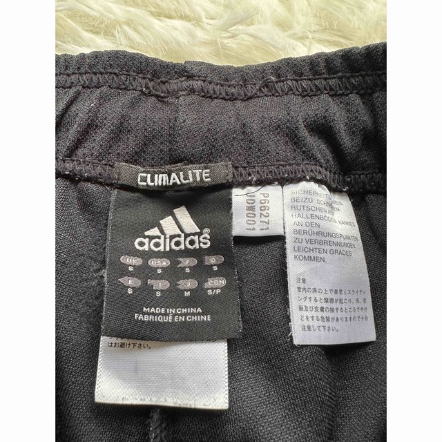 adidas - 【最終値下げ!】アディダス ブラック×ピンクライン ジャージ