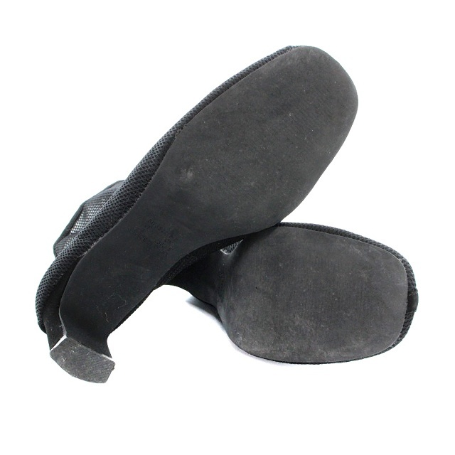 SNIDEL(スナイデル)のスナイデル バリエショートブーツ メッシュ 23.5cm 黒 レディースの靴/シューズ(ブーツ)の商品写真