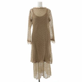 アメリヴィンテージ(Ameri VINTAGE)のアメリヴィンテージ LAYERED KNIT DRESS ワンピース ロング(ロングワンピース/マキシワンピース)