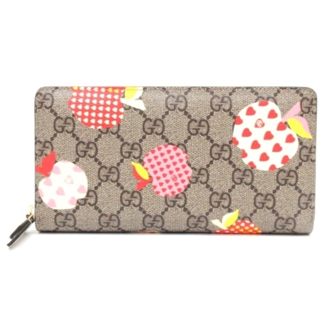 グッチ レ ポム アップル&ハート GGスプリーム 長財布 高品質の人気