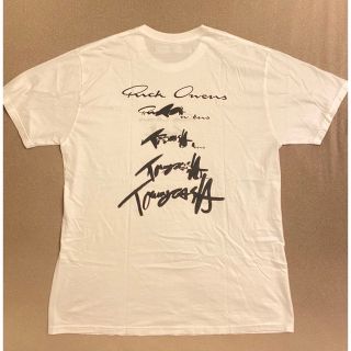 Rick Owens × Tommy Cash ロゴTシャツ リックオウエンス