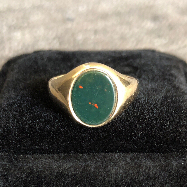 1972年 9ct ブラッドストーン リング 大人気新品 www.owlcavedreams.com