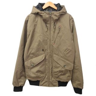 ボルコム(volcom)のボルコム SCOUT 中綿ジャケット ブルゾン ストライプ V S1 L(ウエア/装備)