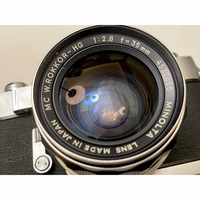 KONICA MINOLTA(コニカミノルタ)のminolta SR-1 & W.ROKKOR-HG 35mm f2.8 スマホ/家電/カメラのカメラ(レンズ(単焦点))の商品写真