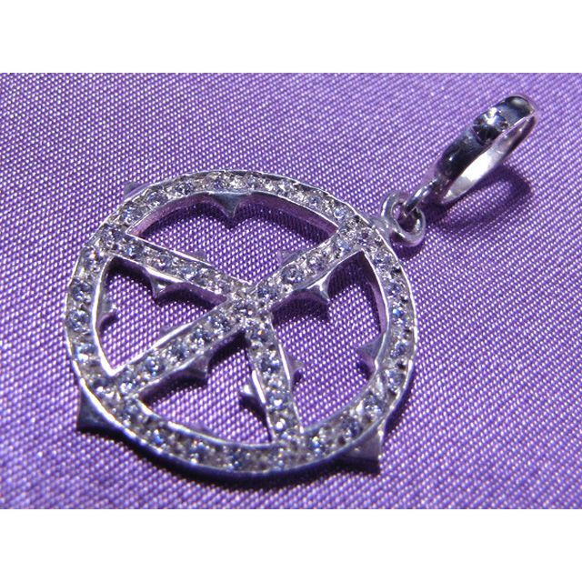 Loree Rodkin Small Peace Sign PendantLR925状態