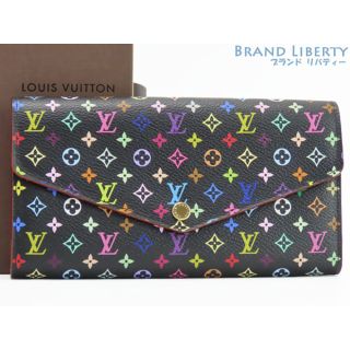 ルイヴィトン(LOUIS VUITTON)の新品同様ルイヴィトンモノグラムマルチカラーポルトフォイユ サラ二つ折り長(財布)