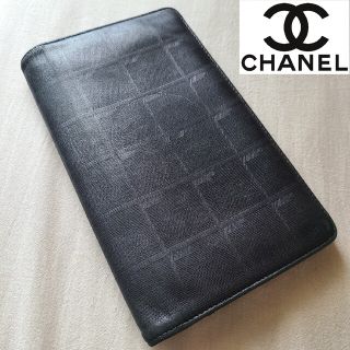 シャネル(CHANEL)のCHANEL シャネル ニュートラベルライン 長財布 ブラック 黒 ココマーク(財布)