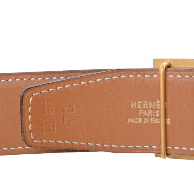 Hermes(エルメス)のHERMES ボックスカーフ Hベルト  メンズのファッション小物(ベルト)の商品写真