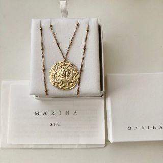 MARIHA ネックレス サンライオン コインネックレス スタッド 62cm