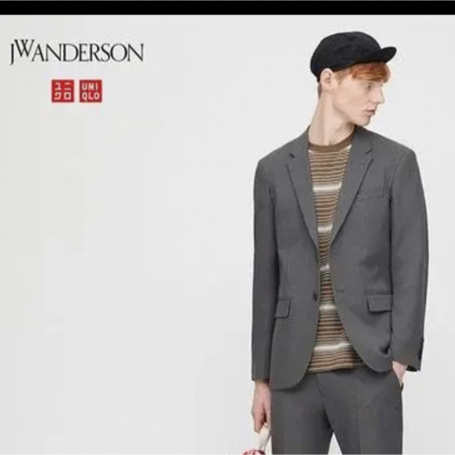 UNIQLO(ユニクロ)のUNIQLO JW ANDERSON コラボ テーラード ジャケット Lサイズ メンズのジャケット/アウター(テーラードジャケット)の商品写真