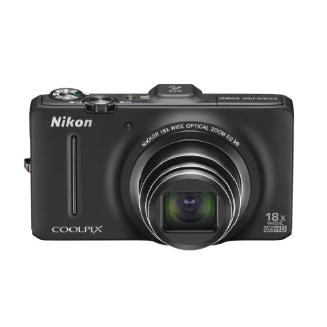 Nikon デジタルカメラ COOLPIX (クールピクス) S9300 ノーブルブラック S9300BK tf8su2k