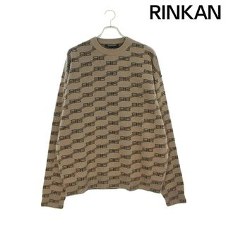 バレンシアガ(BALENCIAGA)のバレンシアガ  23SS  733859 T3253 BBロゴジャガードニット メンズ S(ニット/セーター)