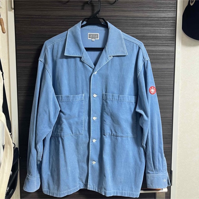 c.e cavempt BLEACHED CORD OPEN SHIRT M