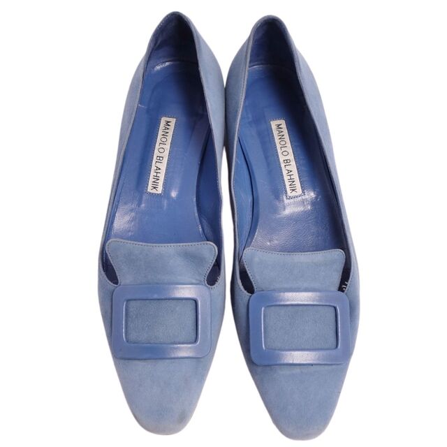 マノロ・ブラニク Manolo Blahnik パンプス フラットパンプス