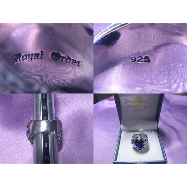 ROYALORDER(ロイヤルオーダー)のRoyal Order CROWN DOME RING SR157-CCZ-CZ レディースのアクセサリー(リング(指輪))の商品写真