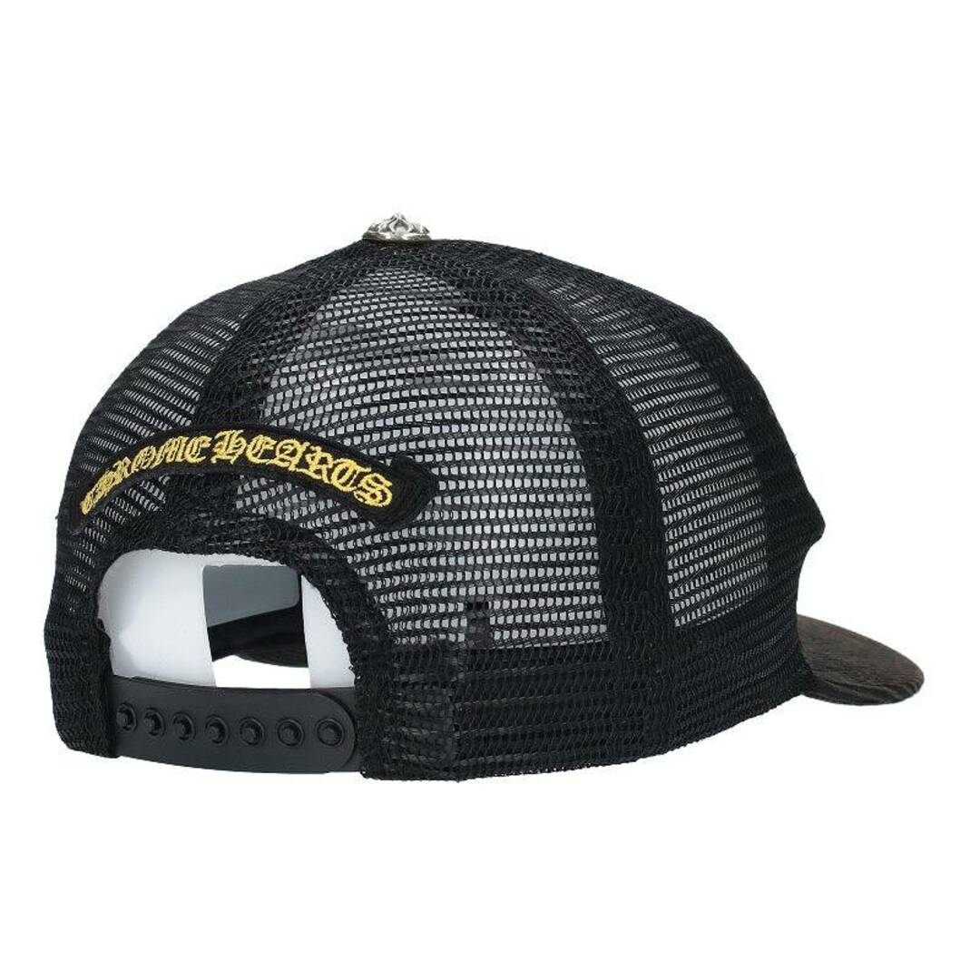 CHROME HEARTS クロムハーツ TRUCKER CAP/トラッカーキャップ CHパッチクロスボール付メッシュキャップ 帽子 ブラック/ホワイト