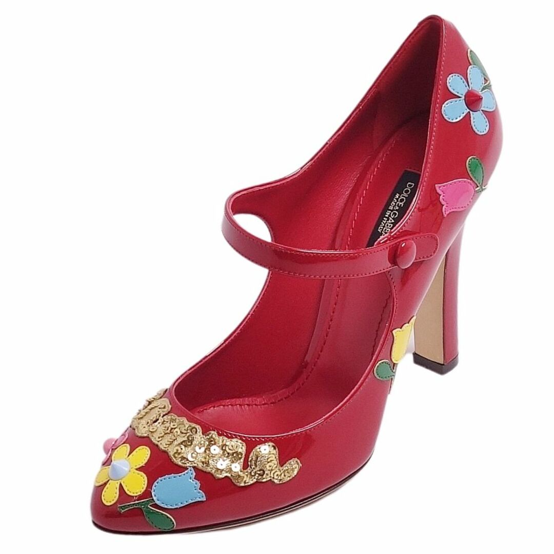未使用 ドルチェ&ガッバーナ DOLCE&GABBANA パンプス ストラップ