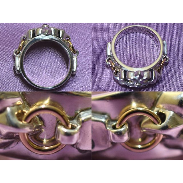 ROYALORDER(ロイヤルオーダー)のRoyal Order Louis Cross Ring w18K 22号 メンズのアクセサリー(リング(指輪))の商品写真