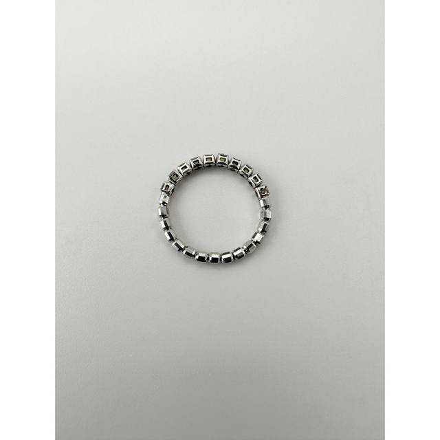 【miwa様】K18WG ダイヤストレッチリング  サイズ9号〜フリーサイズ✨ レディースのアクセサリー(リング(指輪))の商品写真