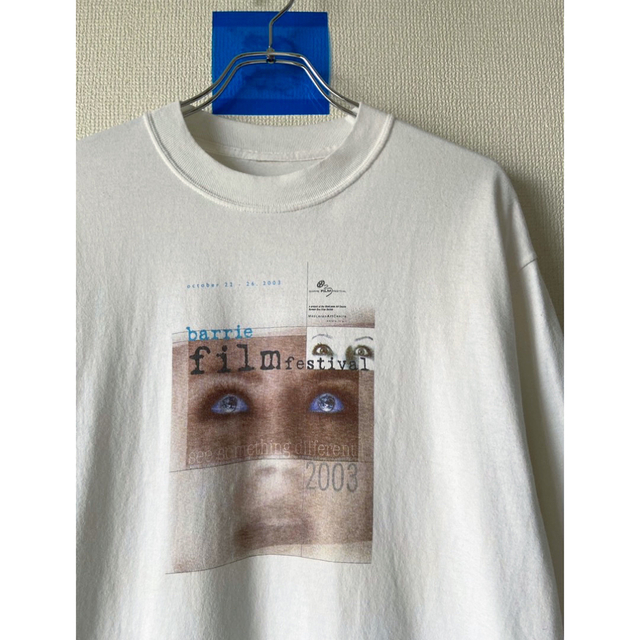 Y2K 2003年製 barrie film festival プリントTシャツトップス