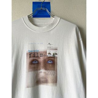 Y2K 2003年製 barrie film festival プリントTシャツ(Tシャツ/カットソー(七分/長袖))