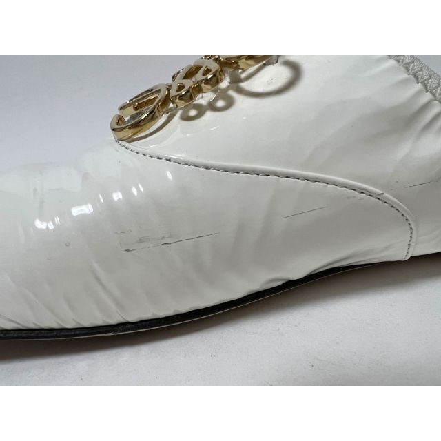 LOEWE(ロエベ)のロエベ レディース アナグラム ダービー フラットシューズ 靴 ホワイト 38 レディースの靴/シューズ(バレエシューズ)の商品写真