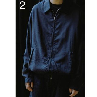 コモリ(COMOLI)の新品 COMOLI 22AW シルクスイングトップ 2 希少(ブルゾン)