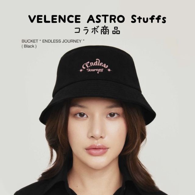 新品未使用】VELENCE&astro stuffsコラボ☆ハット（黒）BWの+inforsante.fr