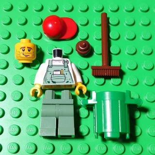 レゴ(Lego)の【新品】LEGO 清掃員さん レゴ ミニフィギュア アイテム(その他)