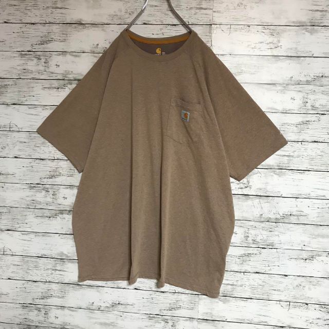 carhartt(カーハート)の【ビッグシルエット】カーハート　タグロゴ付きTシャツ　美品　F432 メンズのトップス(Tシャツ/カットソー(半袖/袖なし))の商品写真