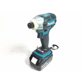 ☆比較的綺麗☆makita マキタ 18V 充電式ソフトインパクトドライバ TS141D 本体 バッテリー1個(18V3.0Ah) 充電器 ケース付き 70000